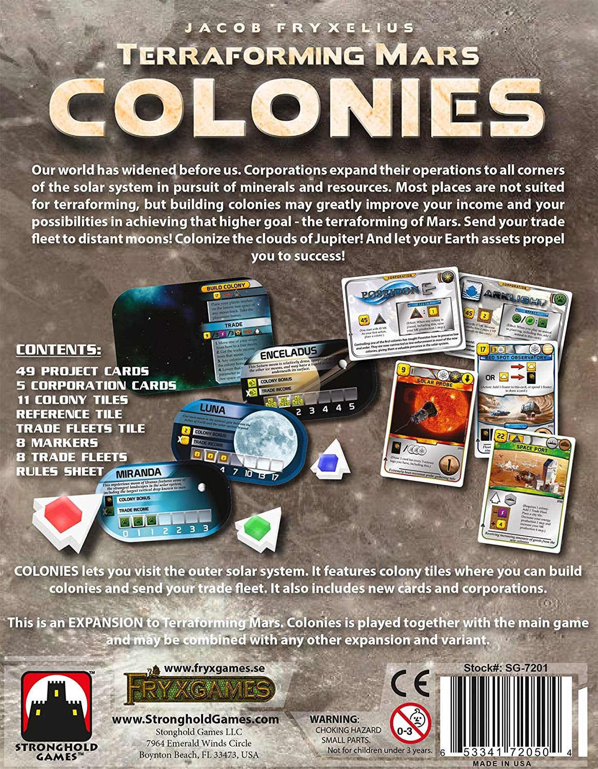 Terraforming Mars : The Colonies Expansion